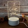 Note Board Creative Led Night Light USB Message Board Holiday Light With Pen Gift For Children Girlfriend Decoration Night Lamp