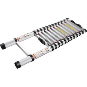 VEVOR Telescoping Ladder Aluminum Extension Step 12.5 ft Multi-purpose Portable