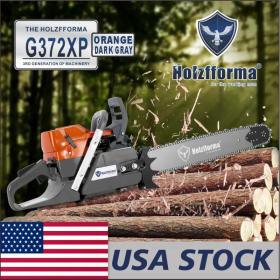 US STOCK - 71cc Holzfforma¬Æ Orange Dark Gray G372XP Gasoline Chain Saw Power Head 50mm Bore Without Guide Bar and Chain Top Quality By Farmertec All