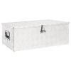 Storage Box Silver 35.4"x18.5"x13.2" Aluminum