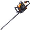 26cc 2 cycle gas powered hedge trimmer , double sided blade 24",recoil gasoline trim blade