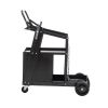 2-Tier 4 Drawers Welding Cart, Welder Cart with 265LBS Static Weight Capacity, 360¬∞ Swivel Wheels, Tank Storage Safety Chains, Heavy Duty Rolling for