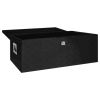 Storage Box Black 39.4"x21.7"x14.6" Aluminum