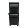 High Capacity Rolling Tool Chest with Wheels and Drawers, 6-Drawer Tool Storage Cabinet--BLACK