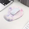 Computer Mouse Pad Cartoon Silicone Wrist Guard Thickened Non-slip Mouse Pad Color Stone One Piece