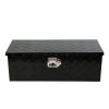 30 Inch Heavy Duty Black Aluminum 5 Bar Tread Tool long Box Truck Pickup Trailer Toolbox Underbody Storage+Lock+Keys (30.1"√ó12.8"√ó10.4")