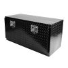 36 inch Heavy Duty Black Aluminum Tread Tool Box Truck Trailer Underbody Storage+Locks With T-Handle Latch Key 36"(36"√ó17.1"√ó17.9")