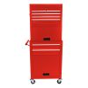 High Capacity Rolling Tool Chest with Wheels and Drawers, 6-Drawer Tool Storage Cabinet--RED