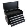 High Capacity Rolling Tool Chest with Wheels and Drawers, 6-Drawer Tool Storage Cabinet--BLACK