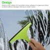 3X Glass Window Wiper Cleaner Squeegee Shower Screen Mirror Home Car Blade Brush Simple Green Car Glass Window Cleaner Wiper Cleaner Household Cleanin