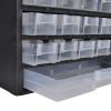 41-Drawer Plastic Storage Cabinet Tool Box