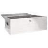 Storage Box Silver 39.4"x21.7"x14.6" Aluminum