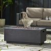 40" RECTANGULAR MGO FIRE PIT - 40 000 BTU