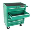 5 DRAWERS MULTIFUNCTIONAL TOOL CART WITH WHEELS-GREEN