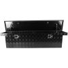 60.2"(L) x 12.2"(W) x 14.4"(H) Pickup Truck Bed Tool Box Trailer Tool Box for Bed of Truck,Aluminum Stripes Toolbox for Truck RV Tralier,Chrome Latch,