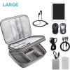 Electronics Organizer Travel Cable Organizer Bag Waterproof Portable Digital Storage Bag Electronic Accessories Case Cable Charger Organizer Case Mult