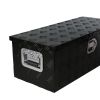 30 Inch Heavy Duty Black Aluminum 5 Bar Tread Tool long Box Truck Pickup Trailer Toolbox Underbody Storage+Lock+Keys (30.1"√ó12.8"√ó10.4")