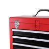 3-Drawer Rolling Tool Chest with Wheels, Tool Chest with Large Storage Cabinet and Adjustable Shelf, Removable Portable Top Box with Locking System To