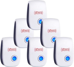 Ultrasonic Pest Repeller 6 Packs, the Newest Pest Repellent Electronic Indoor Plug in for Insects, Mosquitoes, Mice, Ants, Roaches, Spiders, Bugs, Fli (Type: 3PCS)