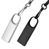 Mini Metal USB Flash Drives 64GB Real Capacity Memory Stick Black Pen Drive Creative Business Gift Silver Storage Devices U disk